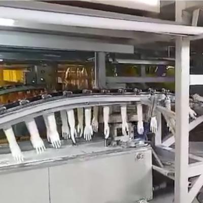 China Longevity Nitrile Glove Production Line Disposable Hand Gloves Making Machine Latex Glove Production Machine zu verkaufen