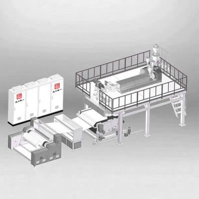 China Disposable Nonwoven Fabric Machine DY-3200 SMS PP Spunmelt Nonwoven Fabric Production Line zu verkaufen