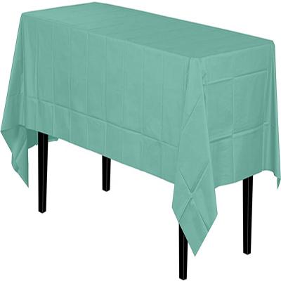 China Disposable Oilproof Houseware Solid Color Biodegradable PLA Plastic Table Covers for sale