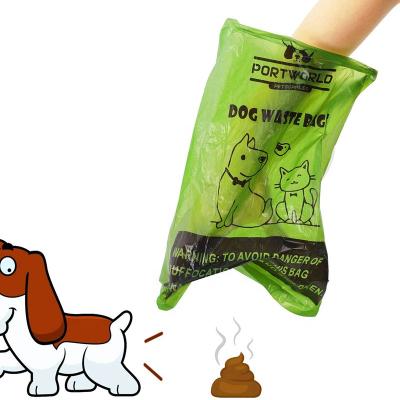 China Premium Thickness 100% BIODEGRADABLE Plastic Free Dog Poop Bags Custom Printed Biodegradable for sale