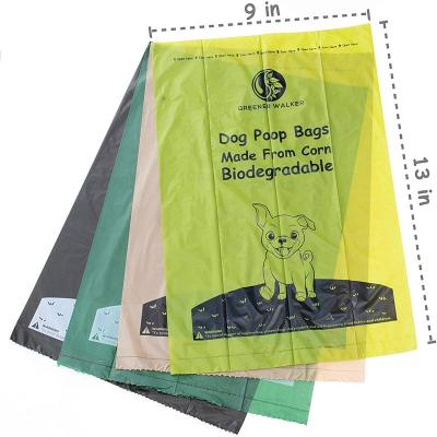 China BIODEGRADABLE Premium Thickness Leak Proof Small Dog Poop Bags Biodegradable for sale