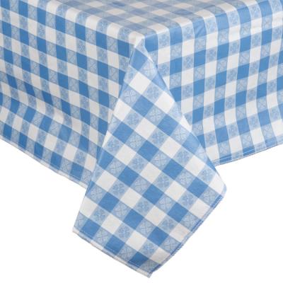 China Oilproof Flannel Back PEVA Vinyl Reusable Waterproof Cheap Table Cloth for sale