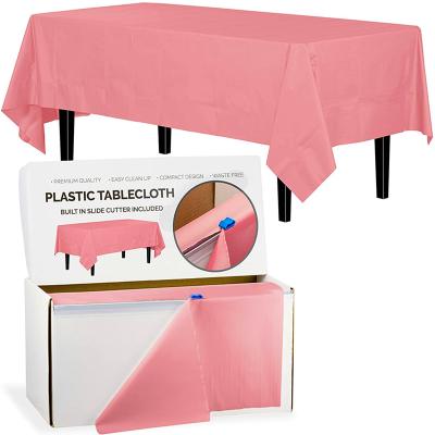 China Oilproof 54in x 300 Feet Cut Any Size or Shape Ddining Table Cover Plastic for sale