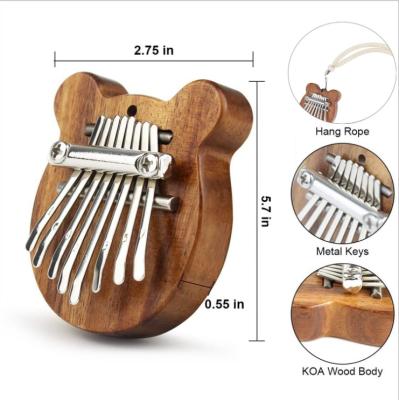 China Beginner Mini Kalimba Mini 8 Inch Master Piano for sale