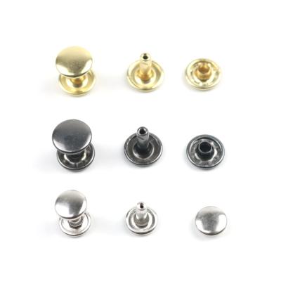 China Nickel Free Black Round Head Anti Nail Brass Rivet For Shoes for sale