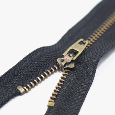 China Factory supply good prices custom metal zipper OEM backpack zippers bag direct nickel free jeans jackets for sale