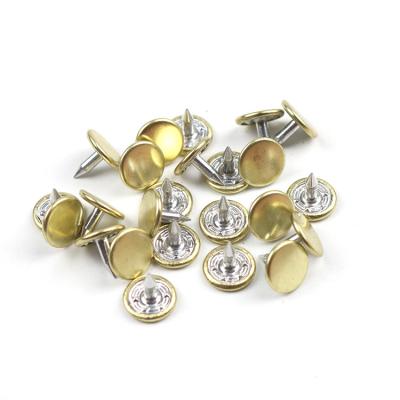 China Wholesale Custom Unique Custom Brass Aluminum Nails Head Logo Lattice Rivet Denim Rivets Pin Nickel Free for sale