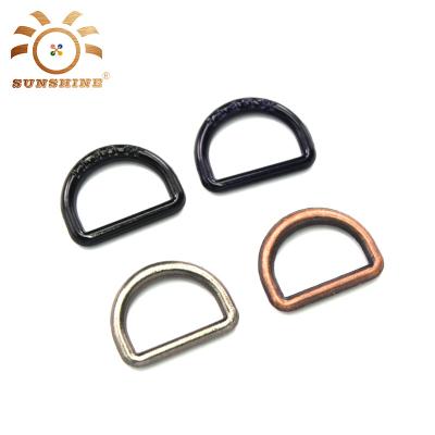 China Colorful enamel alloy D-ring plate bag fittings metal labels for garment\jeans\shoes\bags\etc. for handbags for sale