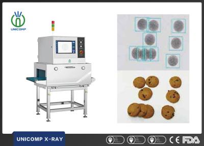 China Comida X Ray Inspection System Auto Rejector de Unicomp para la inspección seca de la contaminación de los alimentos del paquete en venta