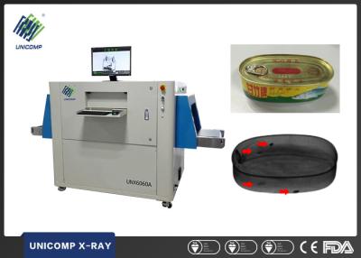 중국 Unicomp 외국 물자 탐지 장비 엑스레이 체계 안전한 음식 필수품 판매용