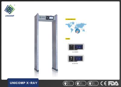 중국 쇼핑 센터 전시실 안전을 위한 33의 지역 WalkThrough 금속 탐지기 UNX330 판매용