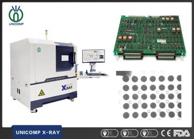 中国 SMT PCBA BGAのはんだ付けする空間の自動的に測定のためのCNCプログラム可能な5um 2.5Dレントゲン撮影機Unicomp AX7900 販売のため