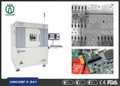 Chine manipulateur 7-Axis avec 55 degrés inclinant la machine de rayon X 130kV Unicomp AX9100 pour PCBA soudant l'examen anti-fissures nul à vendre