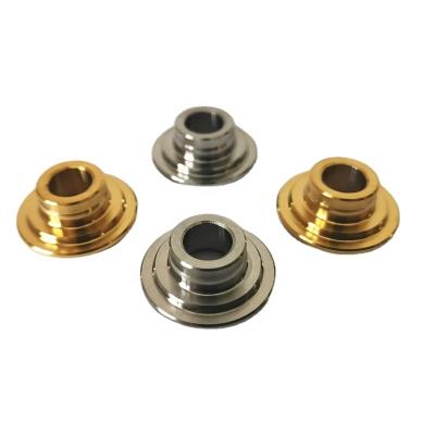 China Various Features High Corrosion Resistance Graphic Customization Laser Marking Gr5 Titanium Car Engine Valve Spring Retainer Seat for sale