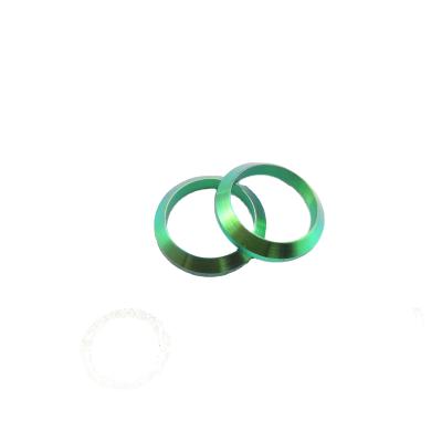 China High Corrosion Resistance Factory Non-Standard Customization Anodized Green Titanium M6 Oil Seal for sale