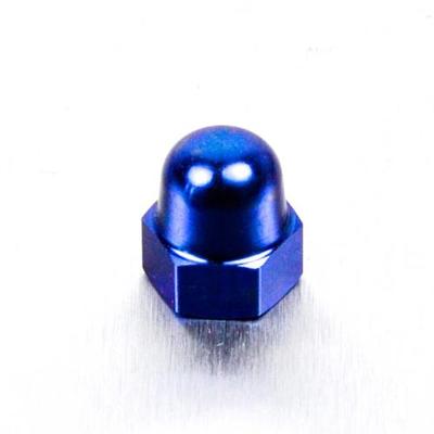 China Heavy Industry Top DIN1587 M5 M6 M8 Customized Rated Gr5 Hex Hex Nuts M10 Anodized Titanium Arched Cap for sale