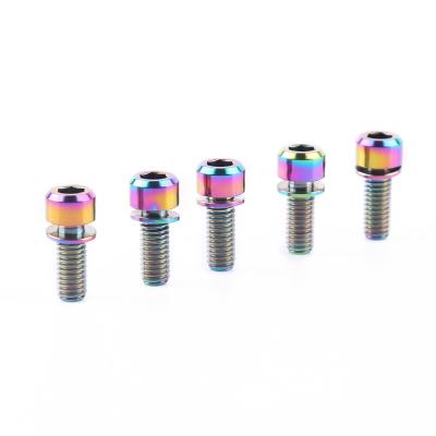 China titanium hex head socket lock crank joint screw m6 titanium alloy TI bolt for sale