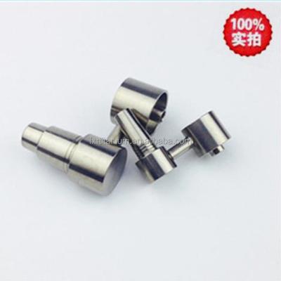 China Smoking Manufacturers produce tobacco10mm 14mm 18mm Titanium Straight Link GR2 Shank Smoking Nails for sale