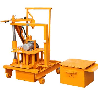 China Solid Hotels Brick Making Machine QMY2-45 Manual Machine With Cheap Price, Small Machine For Home Use JQ350 45 Seconds Mixer Optional for sale