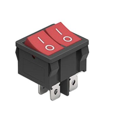 China RS502 Mini Double Button 12V RS502 Special Hot Selling On/Off Waterproof Rocker Switch for sale