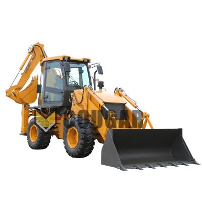 China Building Material Stores Backhoe Loader 4 Wheel Drive for sale