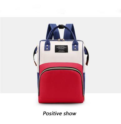 China Backpack 2021 Waterproof Diaper Bag Can Carry USB Crib Sterilization Products for sale