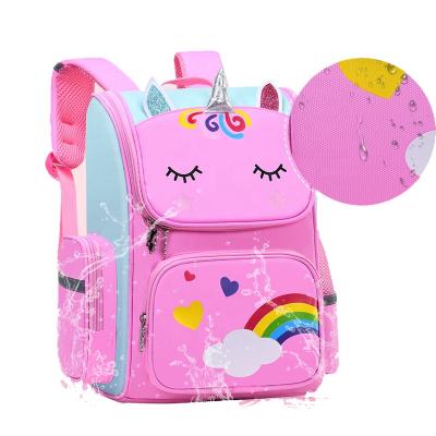 China Unicorn Waterproof Children's School Bags Kids Backpack Travel Instruction Bag Convenient For Backpack High Quality For 2021 for sale