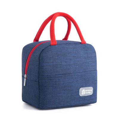 China Waterproof Outdoor Hot Picnic Baskets Tote Cooler Lunch Bag Thermal Insulated Food Bags Portable Picnic Lunch Box Bag Insulated Handbag for sale