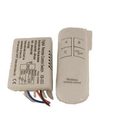 China 3 Channel Wireless Remote Control Wireless Remote Control Switch Lamp Digital Remote Control Switch for Lamp and Light for sale