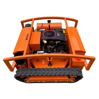 China Mini Crawler 4-Stroke Lathe Lawn Mower Grass Blade Robot Remote Control Zero Mower For Agricultural Machinery for sale