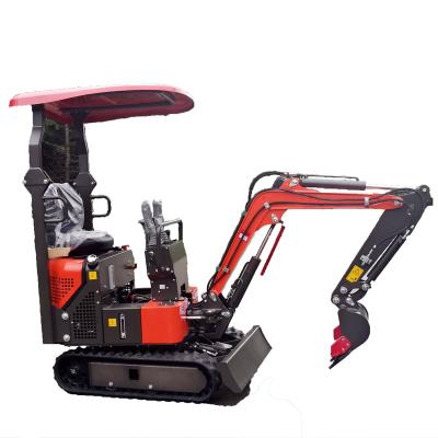 China Construction worksÂ   New Small Mini Wheel Crawler Bagger Digger Electric Hydraulic Wholesale 1 Ton Mini Excavators For Sale Prices for sale