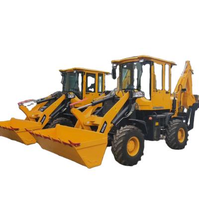 China Farms Chinese 2021 New Front End Loader Backhoe All Available Attachment Backhoe Loader For Sale for sale