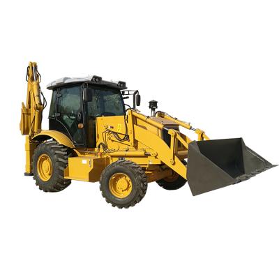 China Raises heavy duty backhoe wheel loader 8 ton tractor loader price 0.6 capacity backhoe loader digger for sale