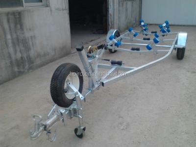 China Wobbly Rollers Cheaper Boat Trailer For 5m Boat for sale