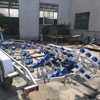 China Boat Trailer Galvanized 24ft Tandem Axle Boat Trailer For 22ft Boat for sale