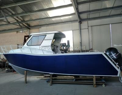 China 7.5M Aluminum Cabin Aluminum Fishing Boat for sale