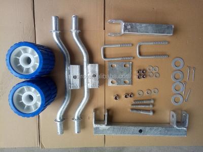 China Trailer Parts Wobbly Pcs Roller Support Sets For Boat Trailer Parts / Boat Trailer for sale