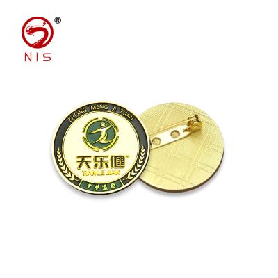 China wholesale custom made 3D digital metal name badge good quality for sale