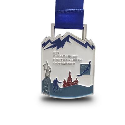 China Affordable Europe Metal Alloy Medallion Raising Event Commemorate Medal for sale