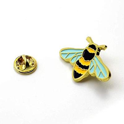 China art & Bee Collectable Animal Shape Pin Security Badge Metal Badge Unisex Safety Pin for sale