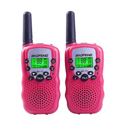 China 2PCS Baofeng BF-T3 Mini Children Walkie Talkie Portable 2W Flashlight Two Way Radio 22 Channel UHF Transceiver T3 Communicor for sale