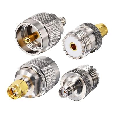 China Outdoor Car Ham Radio Adapter SMA to UHF Antenna Adapter Kits PL259 SO239 VHF Adapter for RF Applications CB Radio Handheld Ham Radio for sale