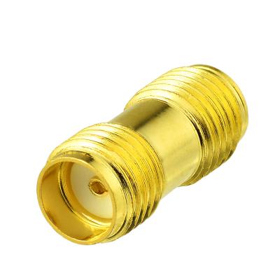 China SMA-RF Adapter 2X SMA-Female To Adapter SMA-Female Connector For Wireless Network Router LPWAN 3G 4G LTE GPS WiFi Antenna for sale