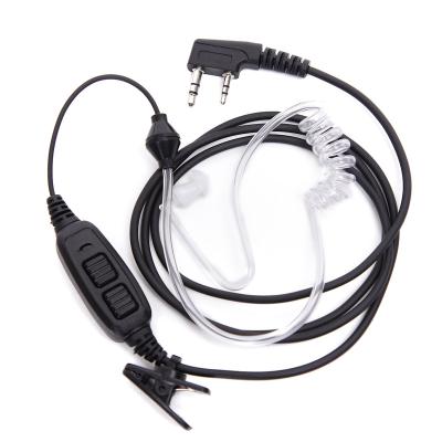 China Baofeng UV-82 Plastic Dual Air PTTs Tube Headset Acoustic Earpiece For BaoFeng UV-82 UV-82HP UV-82HX GT-5TP Walkie Talkie Ham Radio for sale