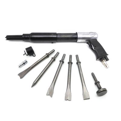 China Pneumatic Aluminum Air Needle Scaler Tool Pistol Grip Rust Slag Corrosion Remover Deburr for sale