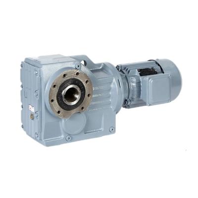 China Truss 1450rpm K Series Gear Reducer KA47 Helical Helical Bevel Gear Reducer With 5.5kw Motor for sale