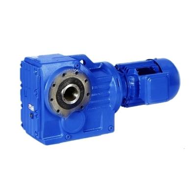 China Building Material Stores 1500rpm K Series Gearbox Price Gearbox Helical Bevel Gearbox K37 With Three Phase Motor for sale