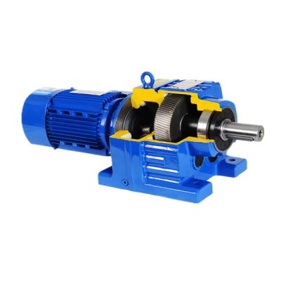 China Construction Material Stores 3000rpm R Series Horizontal Gearbox R37 Drive Reducer For Electric Motor for sale