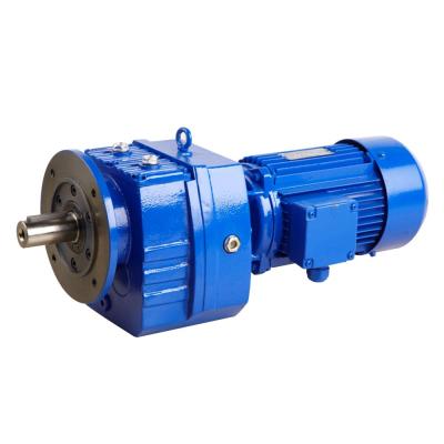 China Building Material Stores Helical Motor 5hp RF67 Geared Small Gear Helical Motor For Elevator for sale