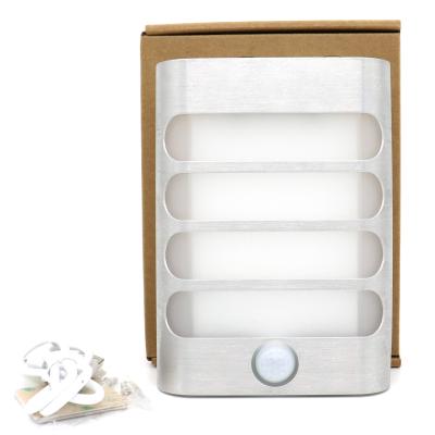 China Modern CE FCC Wall Scones 2 Sets Certified Wall Decor Motion Sensor LED Light Battery Operated Sconce for sale